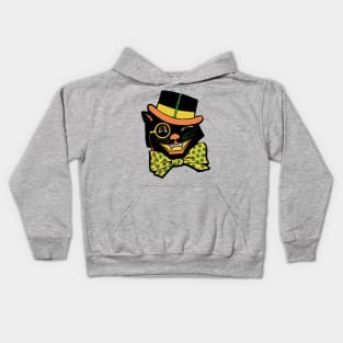 Top Hat Cat Shirt Kids Hoodie